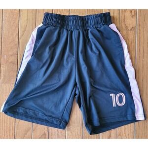 Miami Kids Messi #10 Soccer Shorts Pink Black Size Youth 8